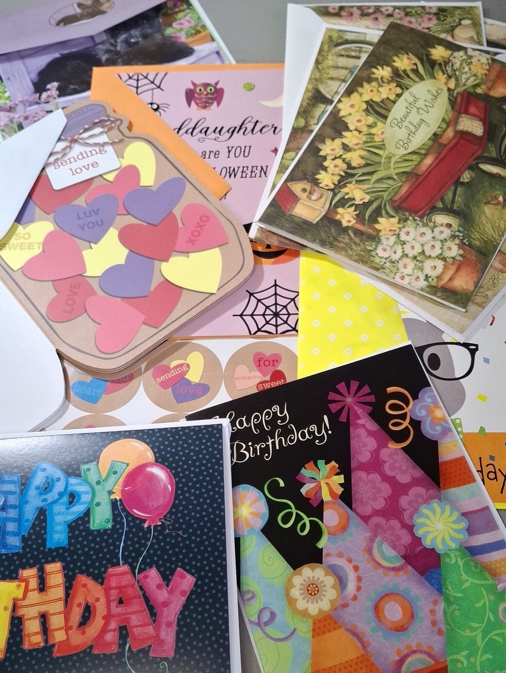 Assorted Birthday & Greeting Cards